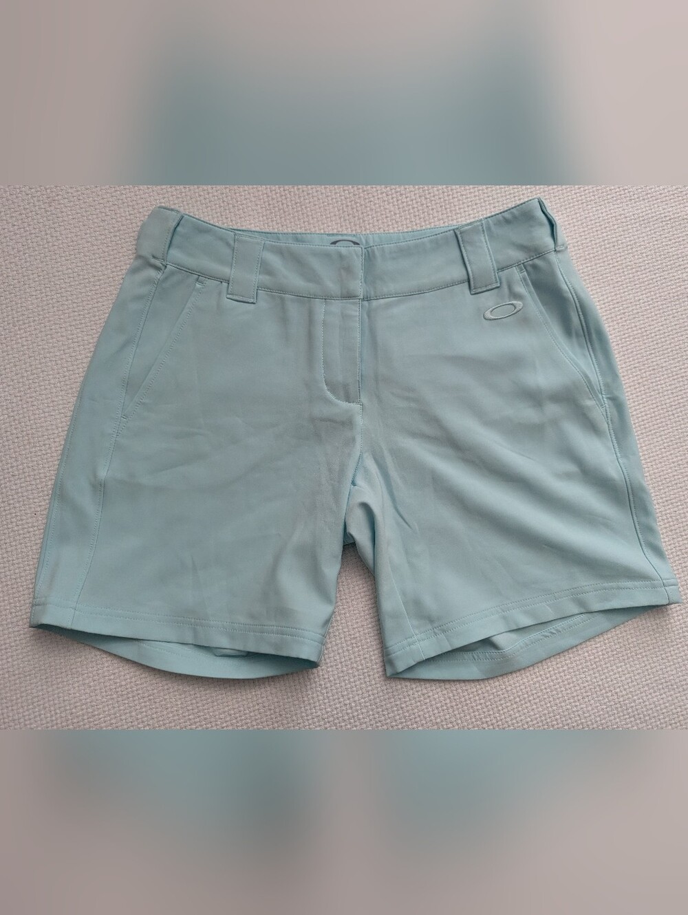 Women's Oakley Golf Cassis Shorts Clearwater Blue Sz.6